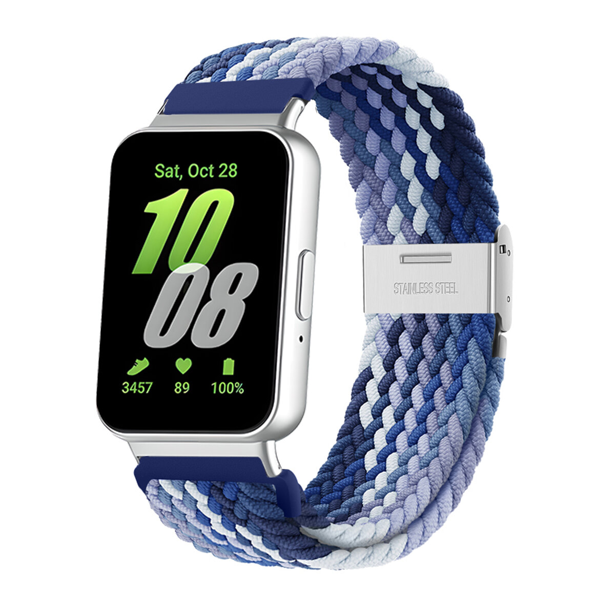 Нейлоновый плетеный ремешок Для Samsung Galaxy Fit 3 , Дышащий спортивный ремешок Для Samsung Fit 3, Ремешок-петля