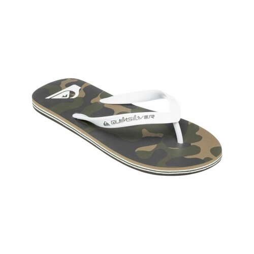 фото Шлёпанцы quiksilver molokai art 25, размер 40 eu, бежевый