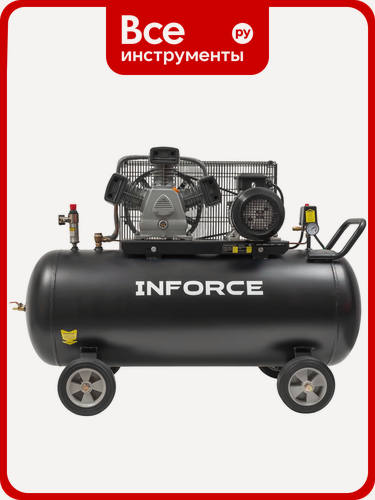 Изображение товара Ременной компрессор (200 л; 10 бар; 580 л/мин) Inforce BCX-200L-3P