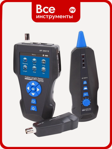 Изображение товара Многофункциональный кабельный тестер NOYAFA NF-8601S, измерения расстояния используется