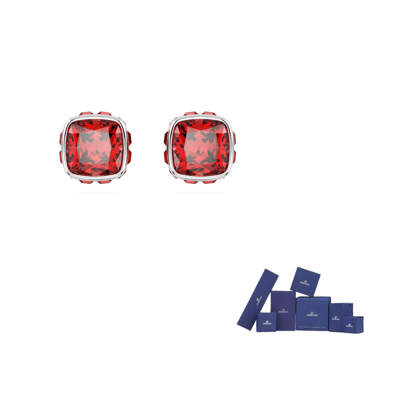 Серьги пусеты SWAROVSKI, кристаллы Swarovski
