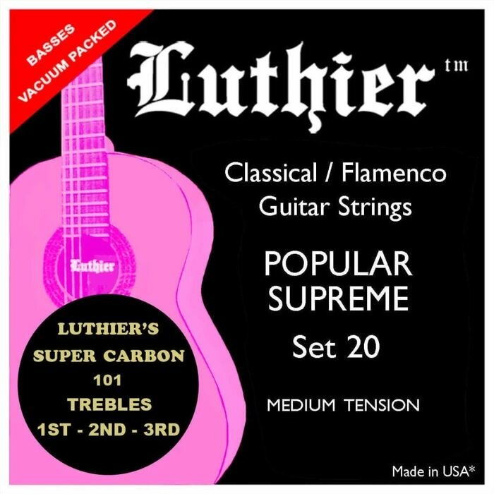 Luthier LU-20SC Струны для классической гитары