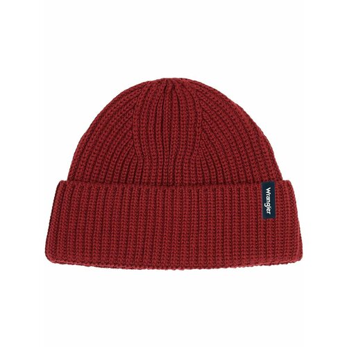 фото Шапка wrangler sinf off beanie для мужчин, размер os, бордовый