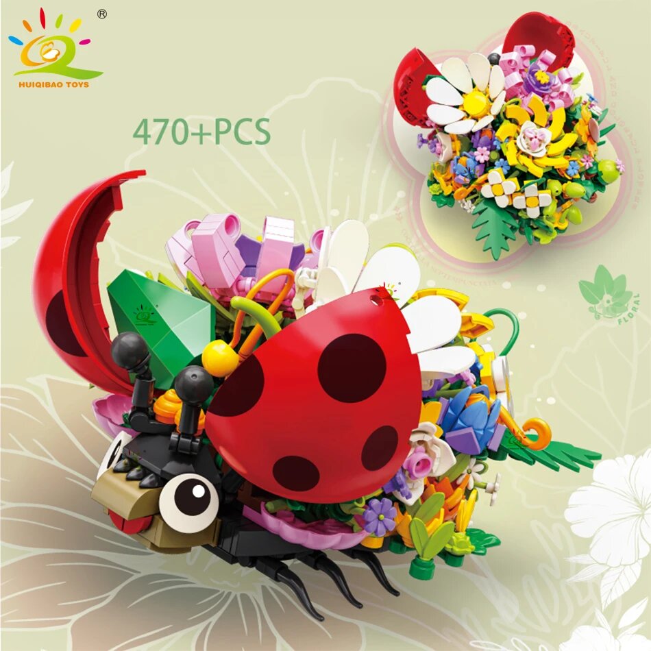 Конструктор HUIQIBAO Модель Насекомых WITH BOX, no.18 NO box