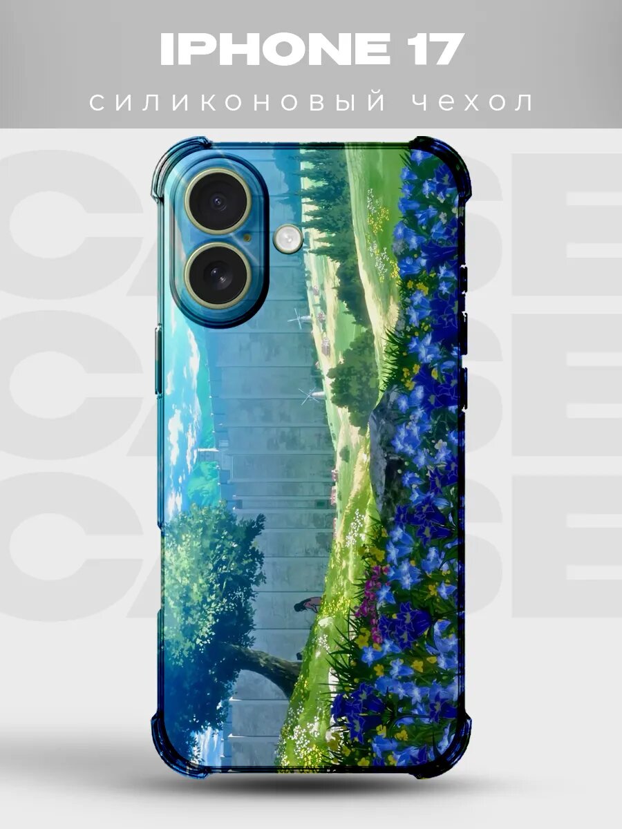 Чехол на iPhone 17 Ванпанчмен Сайтама бой