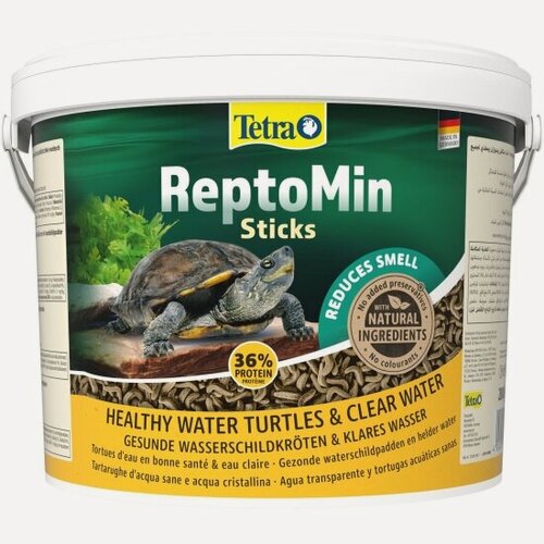 Изображение товара Корм Tetra ReptoMin Sticks основной для водных черепах 10л