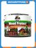 Пропитка декоративная для защиты древесины Dufa Wood Protect белый 9 л