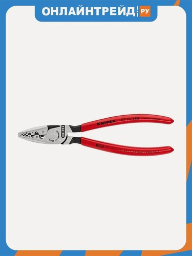 Изображение товара Инструмент для обжима контактных гильз Knipex 9771180, 180 mm