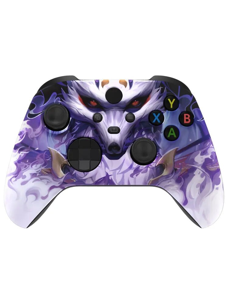 EXtremeRate сменный корпус для Xbox Series X/S Controller Nine-Tailed Fox, передняя панель с уникальным дизайном, кастомизация геймпада, стильная защита и обновление внешнего вида