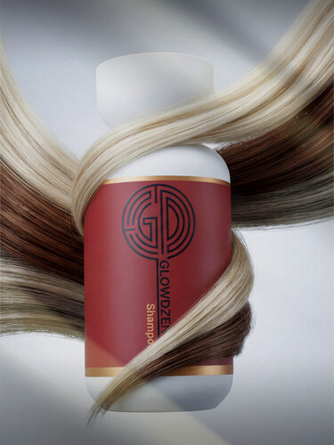 Изображение товара Шампунь для волос женский восстанавливающий для сухих, ломких и окрашенных волос, GLOWDZEN, 250 мл