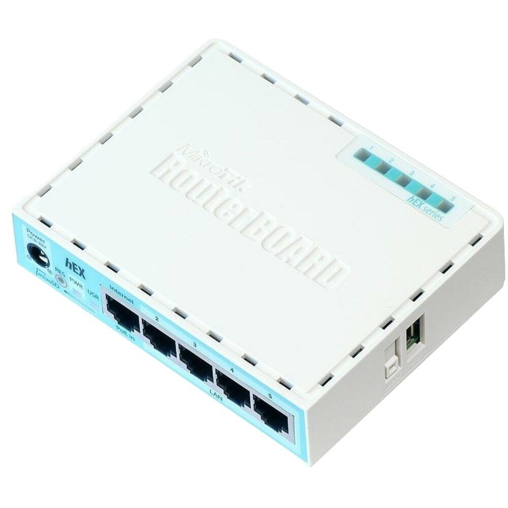 Роутер Mikrotik hEX (RB750GR3)