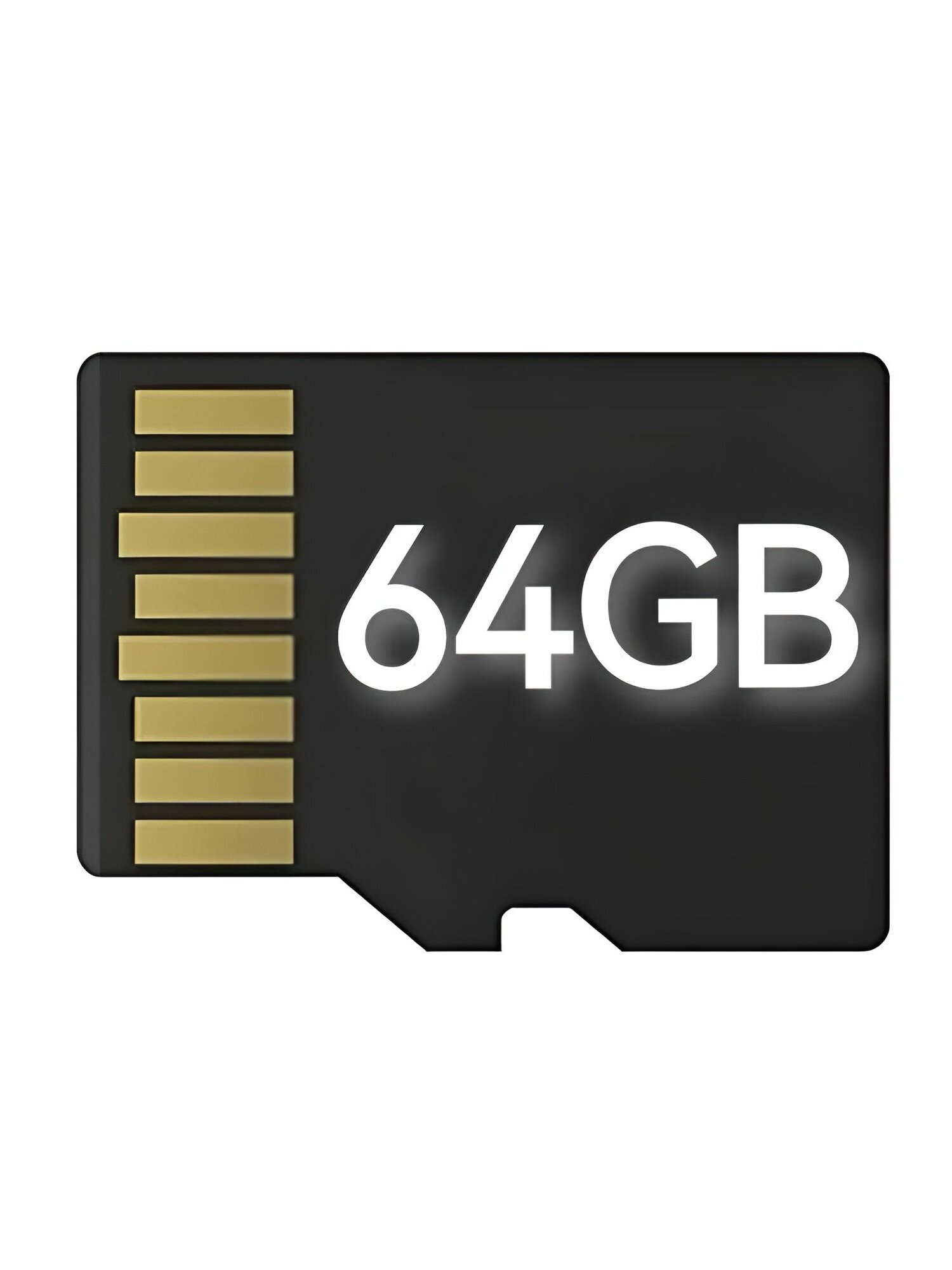 64 ГБ Карта памяти microSD, Class 10, запись - 25 Мбайт/сек, Карта памяти в упаковке