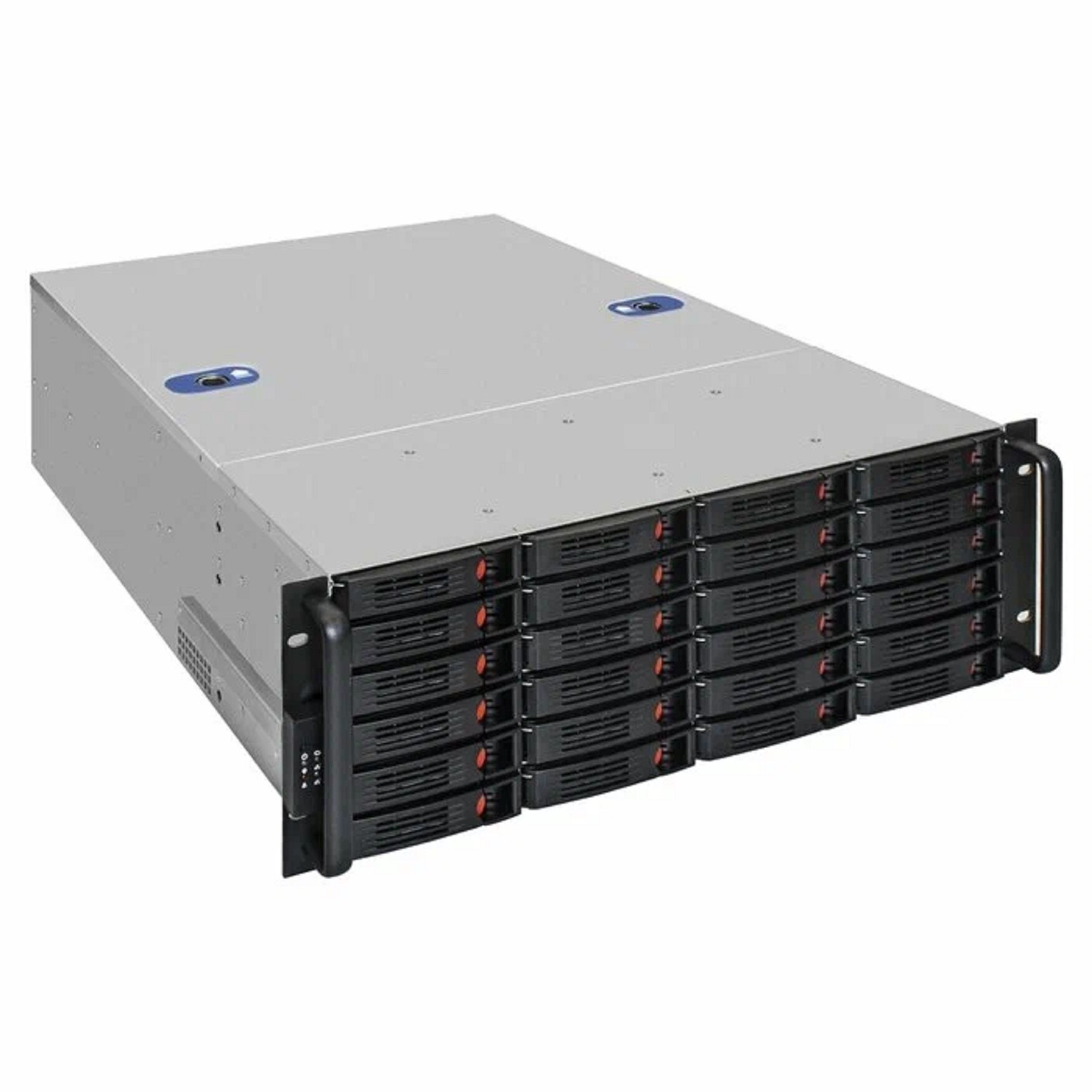 Серверный корпус ExeGate Pro 4U660-HS24, с БП, форм факторы - E-ATX, Micro-ATX, Mini-DTX, Mini-ITX