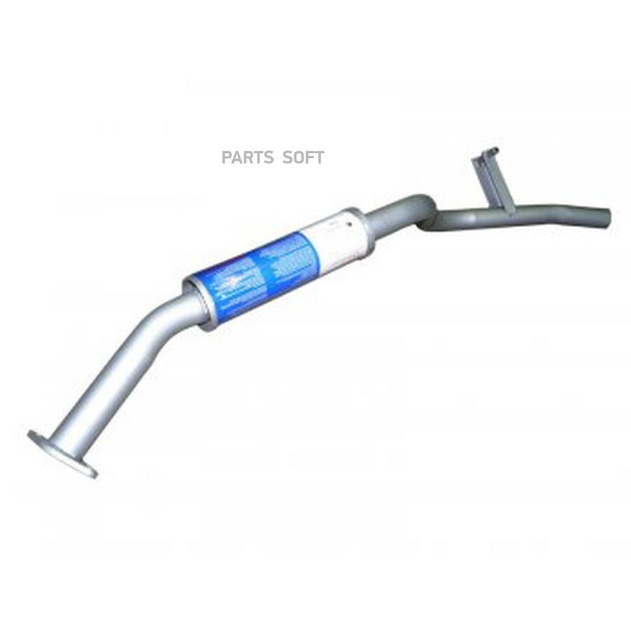 Труба выпускная С резонатором HYUNDAI РОRTER от официального дистрибьютора, FOBOS, артикул 7668