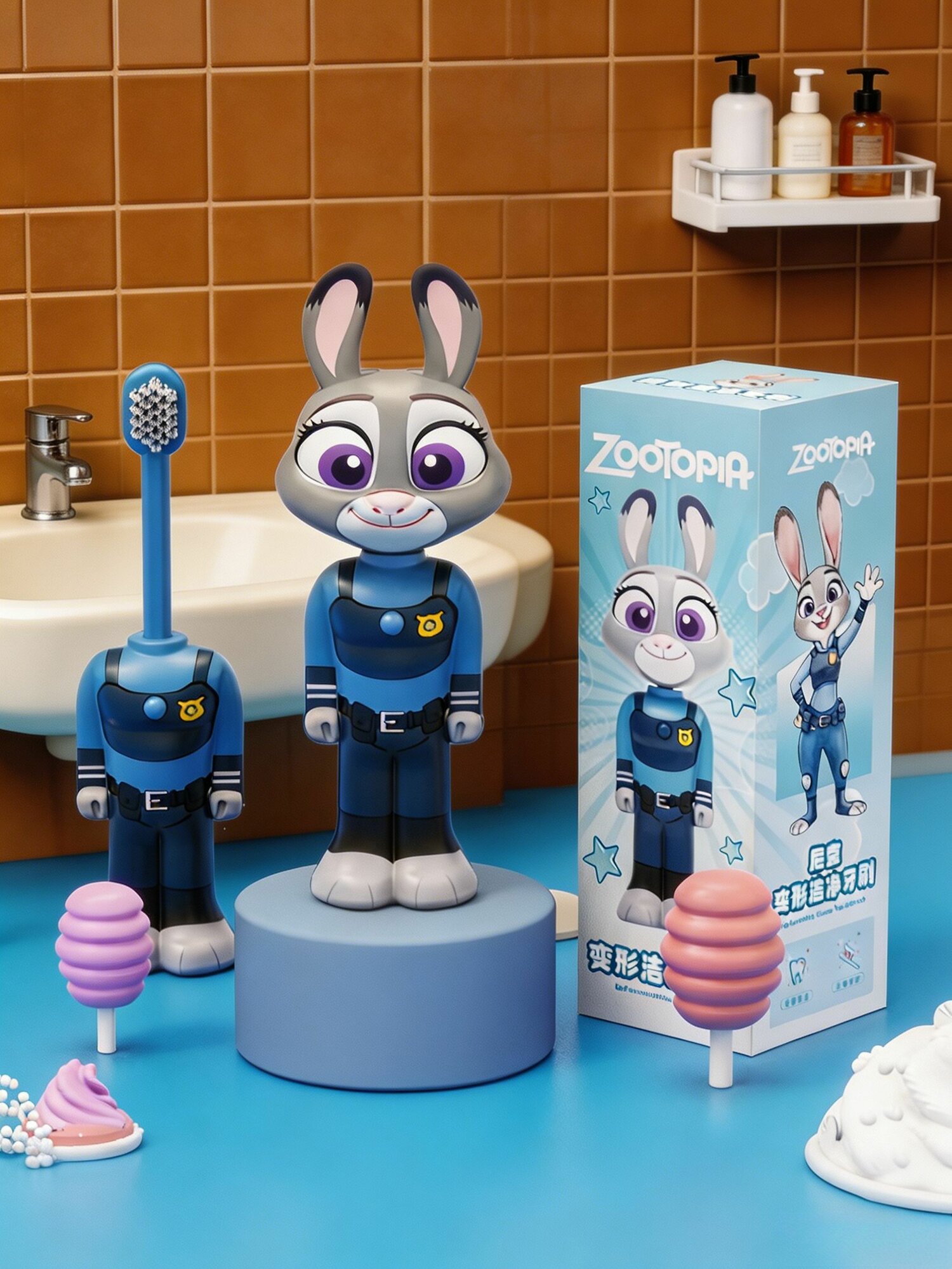 Zootopia Детская зубная щетка Judy Nick 1шт