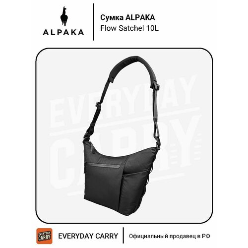 фото Сумка alpaka flow satchel 10l black axoflux 210d