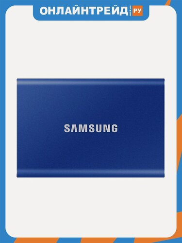 Изображение товара Внешний SSD диск Samsung 1.8" T7 1.0 Tb USB 3.2 Blue MU-PC1T0H/WW