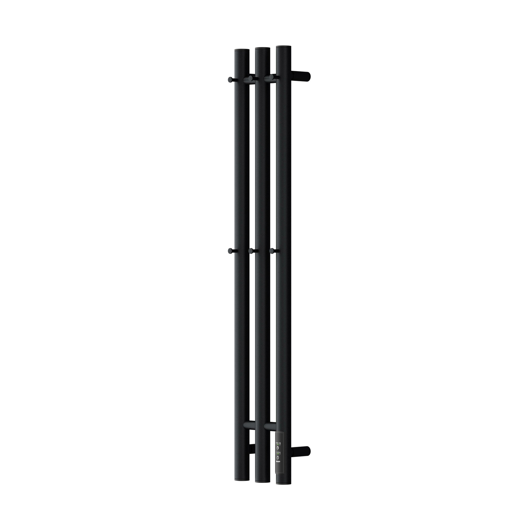 Электрический полотенцесушитель APEXTERMO Luna Light 800x120 LN10182BL с крючками цвет Черный