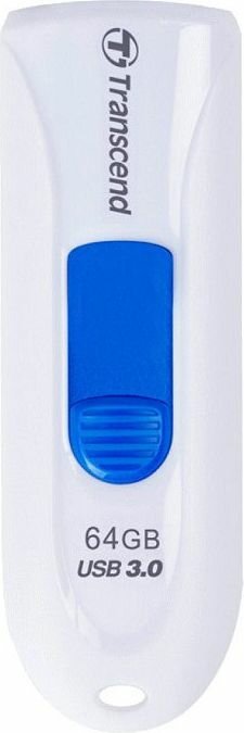 Transcend 64 ГБ USB-флеш-накопитель JF790 (TS64GJF790W), USB 3.1; USB Type-A, до 90 Мб/сек, Пластик, белый матовый