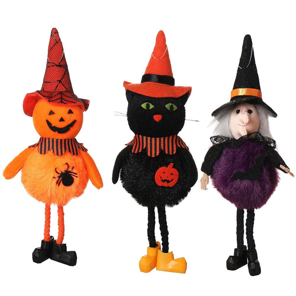 3 Набора Креативных Halloween Декораций для Дома Из Высококачественной Ткани Разноцветные 19X8X6CM