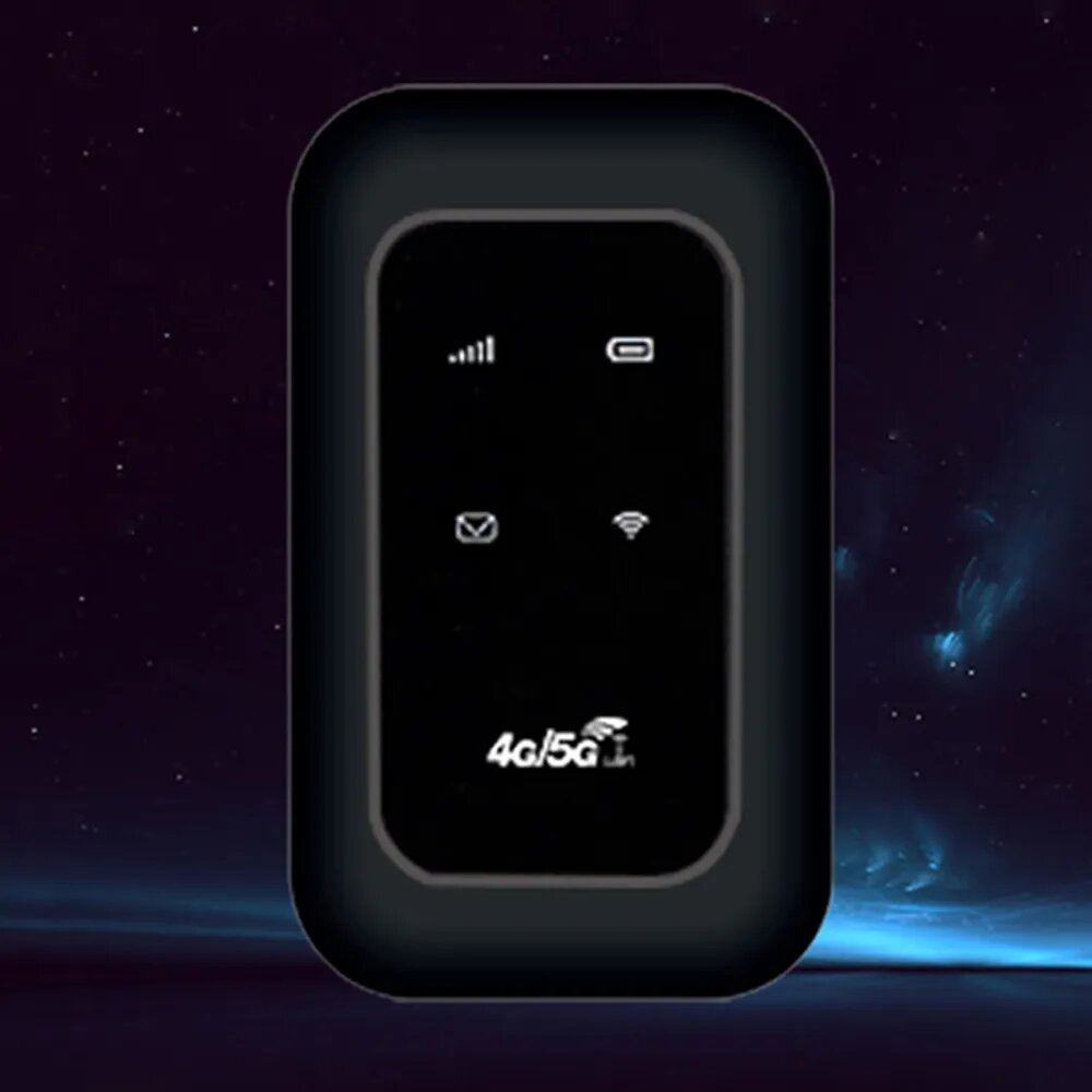 4G-маршрутизатор MF800 чёрный с аккумулятором 2100 мА ч и разъёмом USB-C