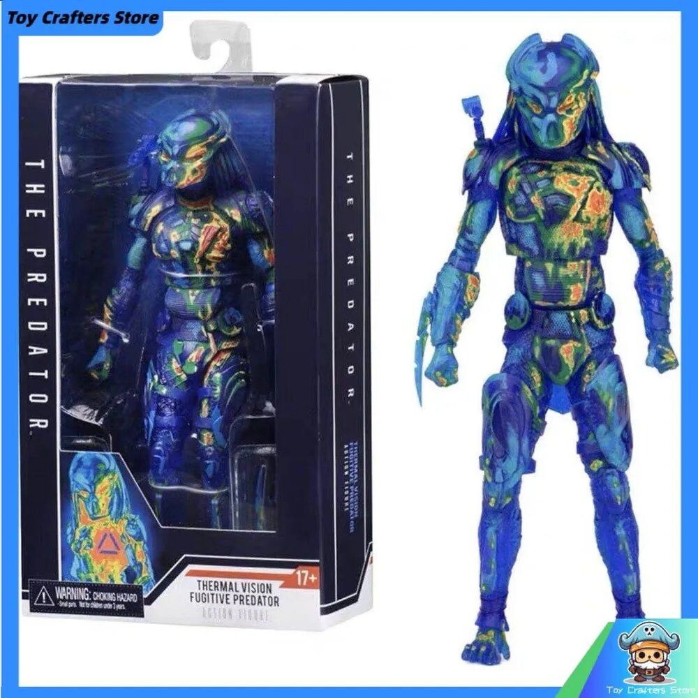 Фигурка NECA The Predator Heat Vision Predator, термовидение, ABS пластик