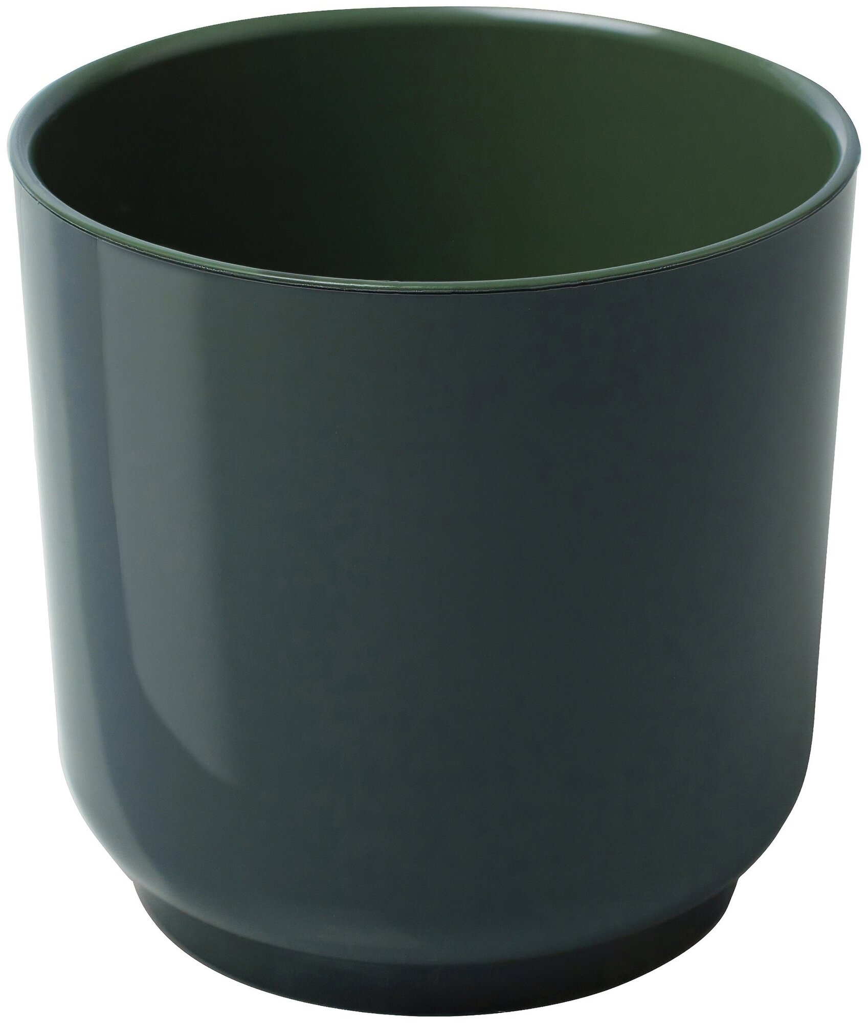 Кашпо Evergreen Design Дельта 22x22x22 см v6.4 л пластик нефрит