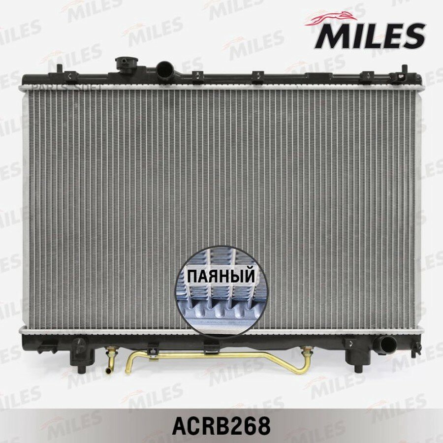 Радиатор TOYOTA IPSUM SXM15 паяный от официального дистрибьютора, MILES, артикул ACRB268