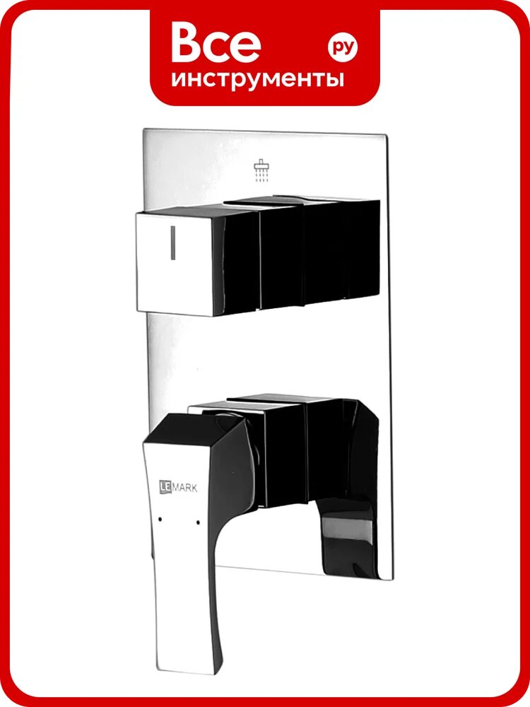 Смеситель Lemark Unit для ванны и душа, встраиваемый LM4527C