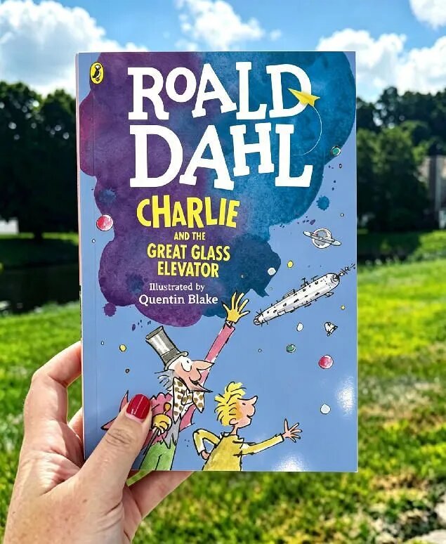 Roald Dahl Charlie and the Great Glass Elevator Space Fantasy Children's Novel