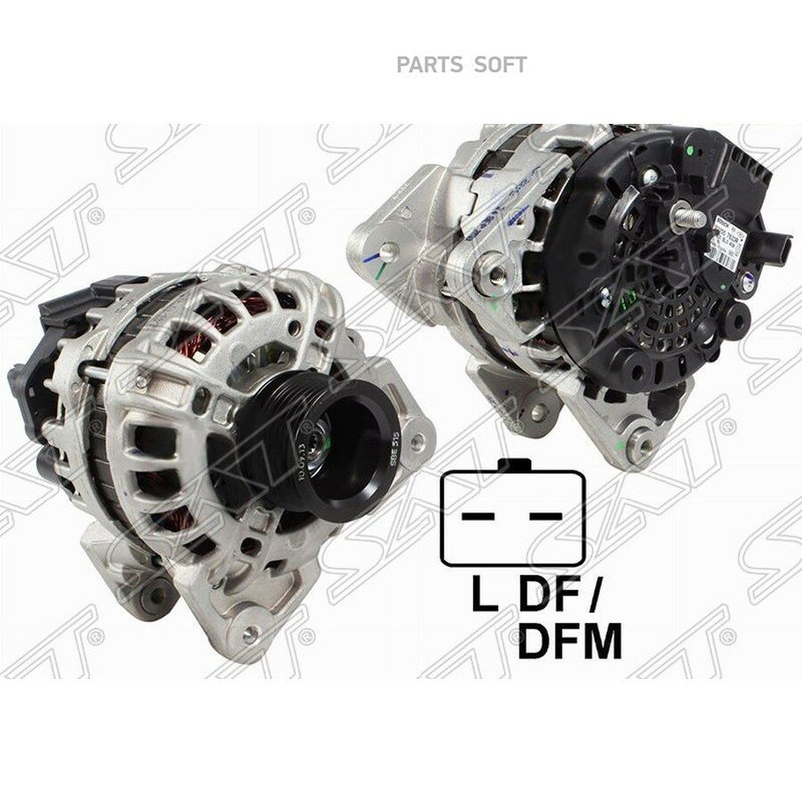 Генератор Renault Grand Scenic 09-13 / Megane 08-14 (K7J/K7M/K4M 12V 90A) от официального дистрибьютора, SAT, артикул ST231007175RN