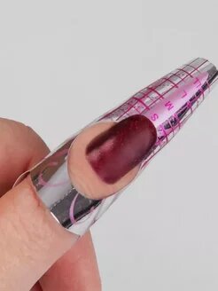 Одноразовые формы для наращивания ногтей бабочка 25 шт