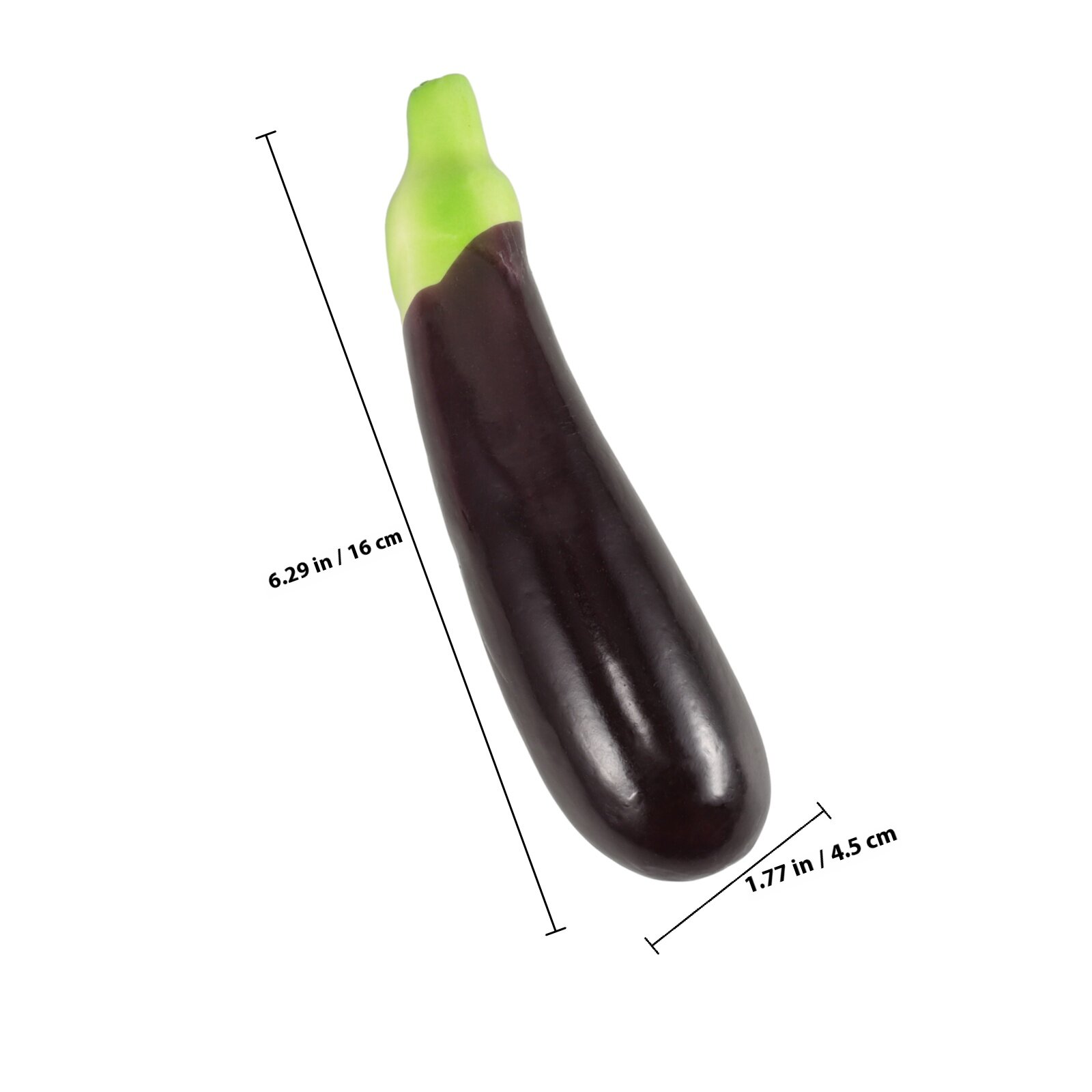 Весёлая Украса Для Антенны Авто Фиолетовый Картофель 16.00X4.50X4.50Cm