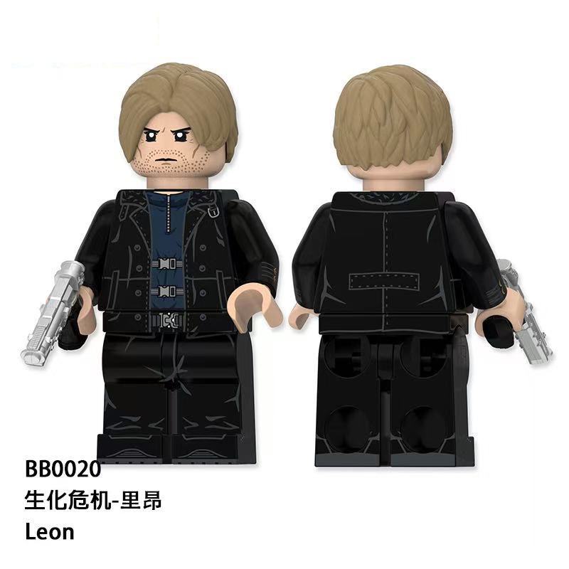 Минифигурка конструктор Resident Evil Леон, коллекционная сборная игрушка