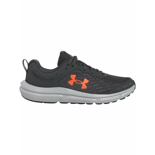 фото Кроссовки under armour charged assert 10, полнота f, размер 9 us, серый/оранжевый