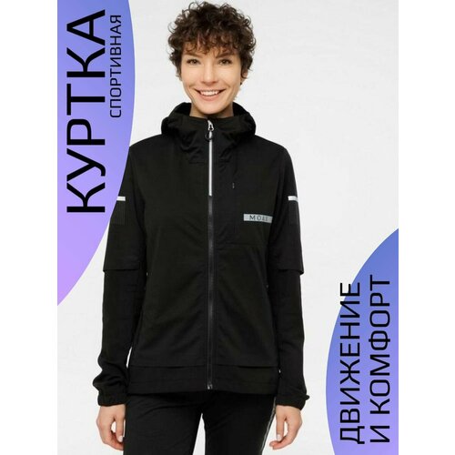 фото Куртка спортивная moaxsport, размер xl, черный
