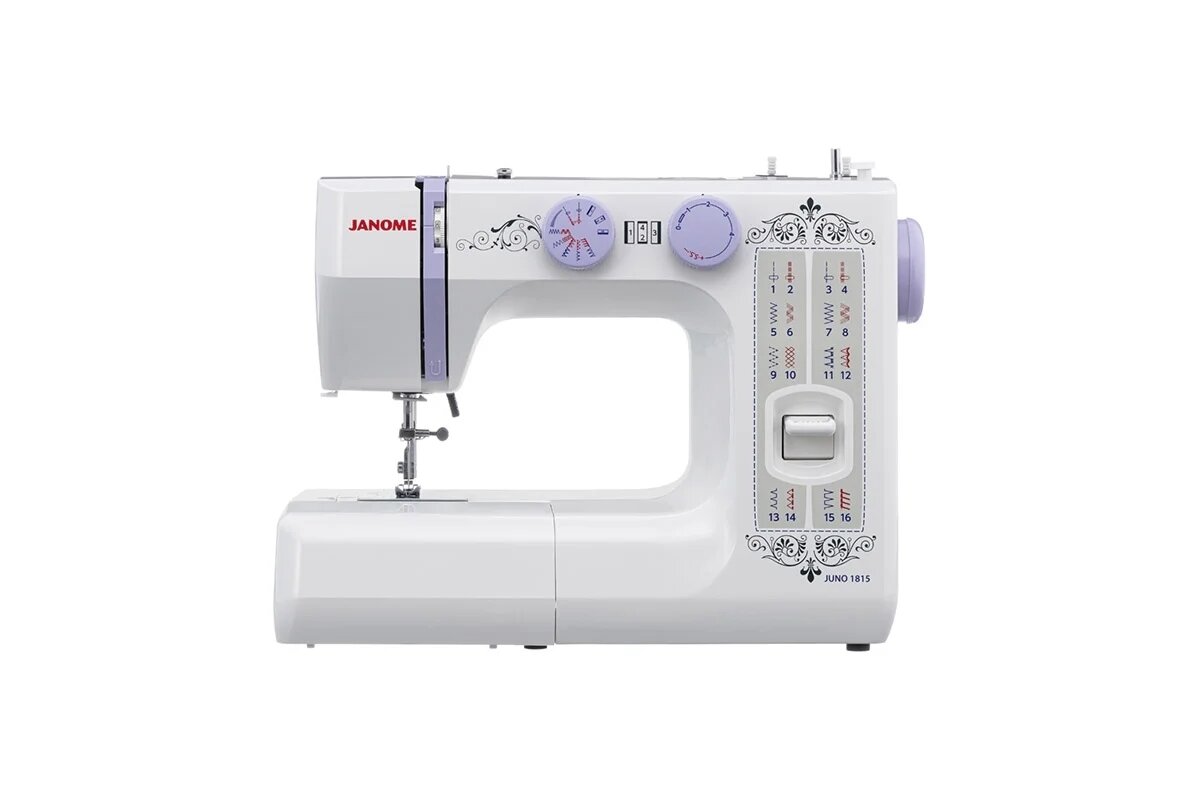 Швейная машина JANOME JUNO 1815, электромеханическая