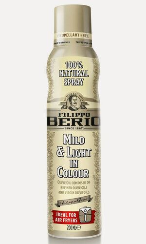Изображение товара Масло оливковое Filippo Berio Extra Virgin, рафинированное, спрей, 200 мл (1 шт)