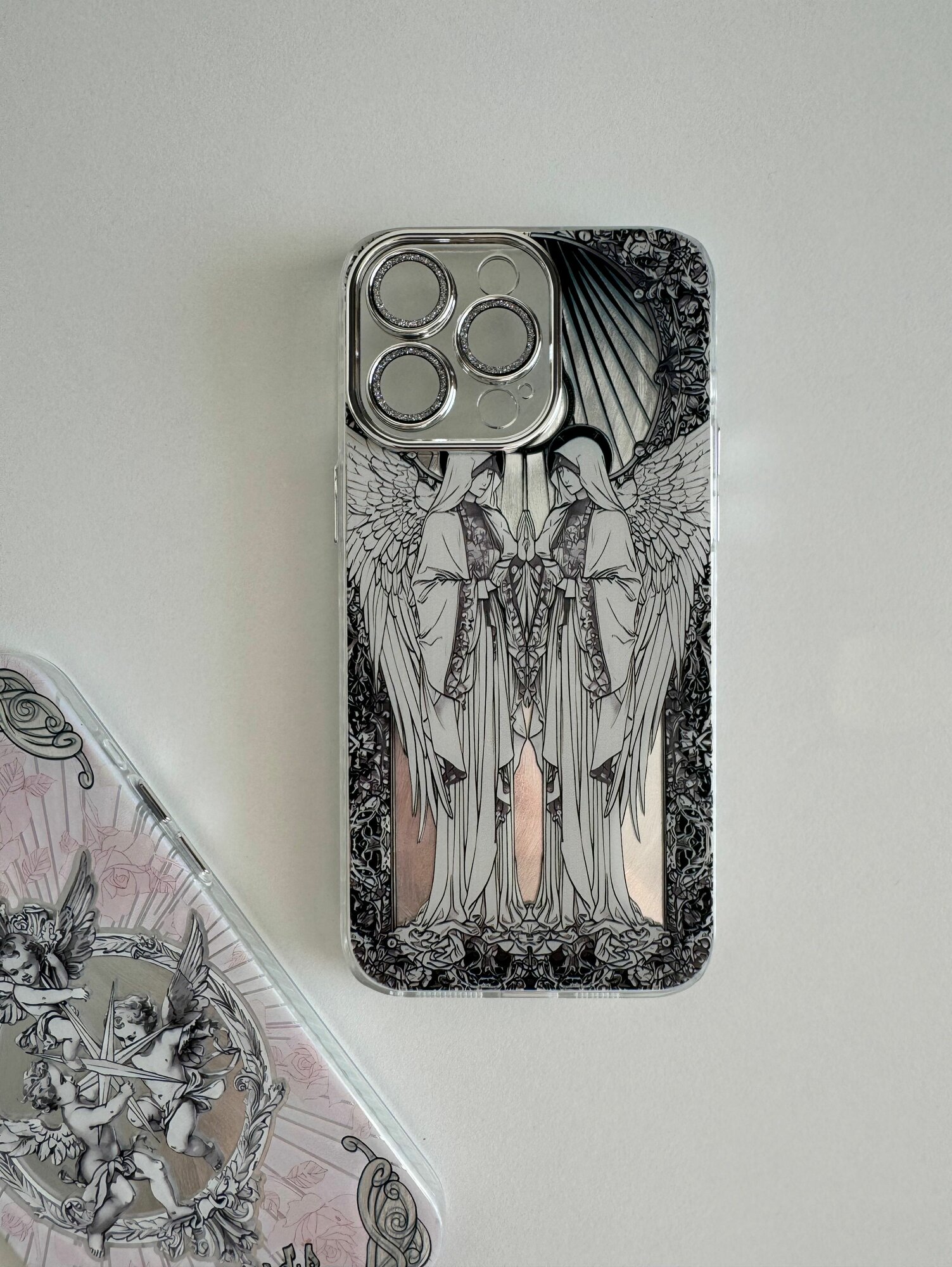 Чехол-Накладка для смартфона Apple iPhone 15 Pro Max, материал силикон, цвет белый