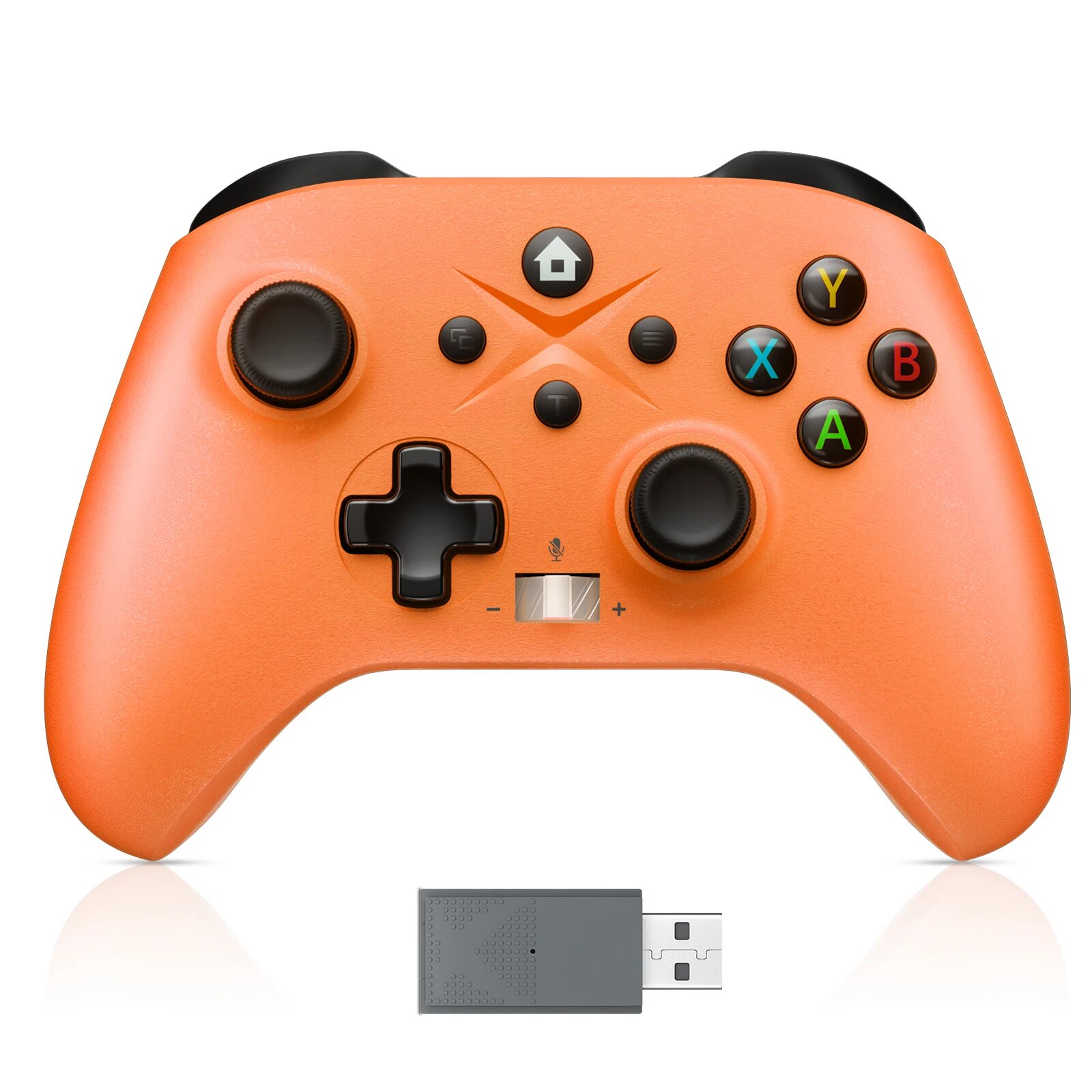 Беспроводной геймпад bonacell для Xbox One/Series X|S/Switch Оранжевый, orange