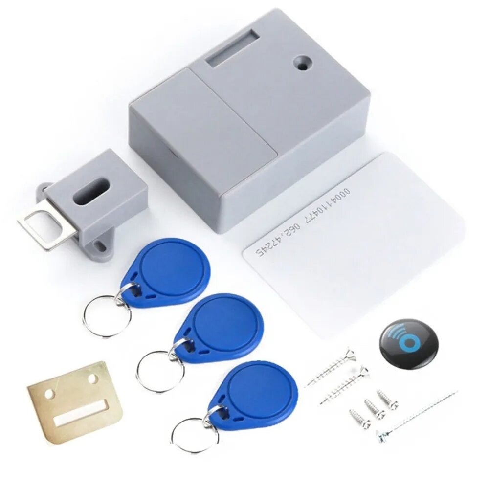 Электронный замок шкафа RFID темный Скрытый DIY для деревянного Замок ящика обуви