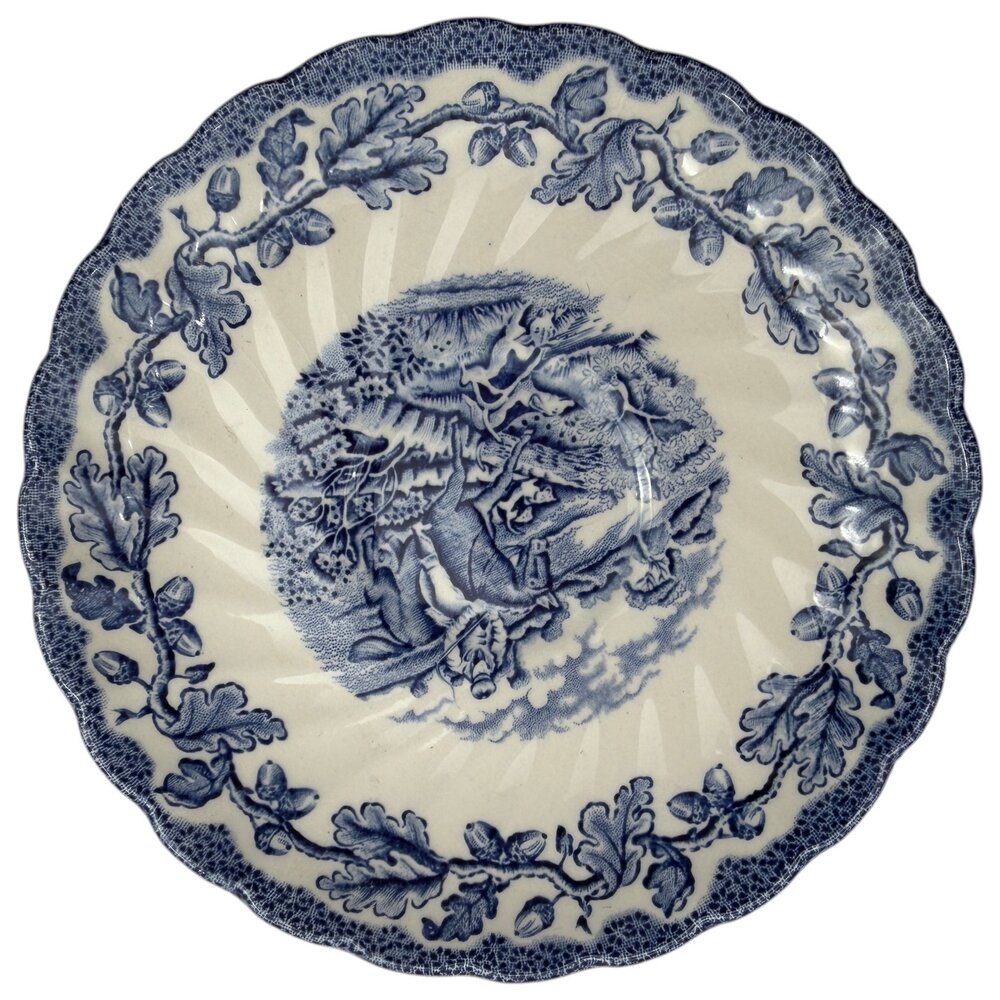 Блюдце "Country Life", 14.5 см, 1960-1970 г, Staffordshire, Myotts, Англия