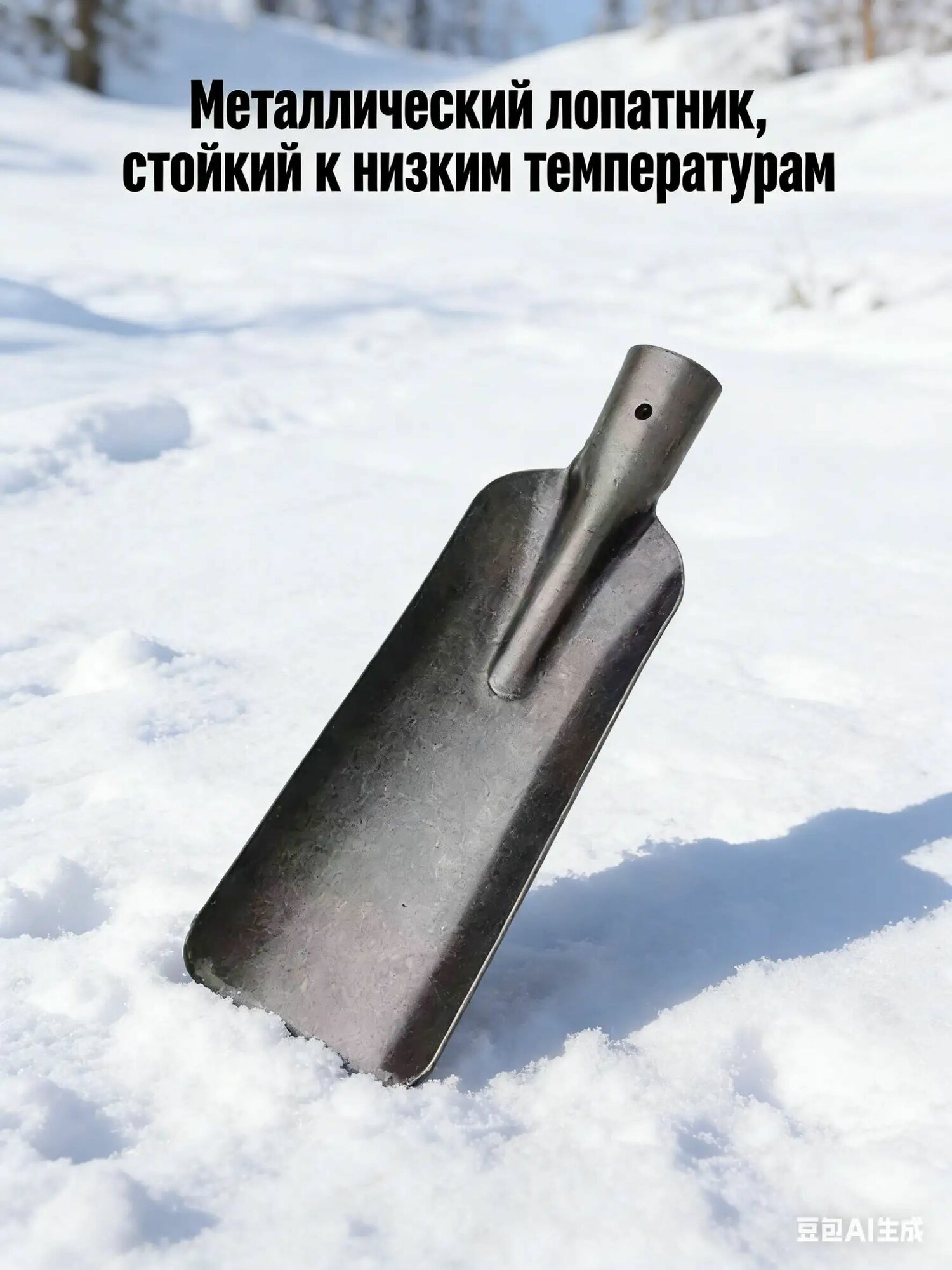 Лопата для уборки снега 17.01 см без черенка
