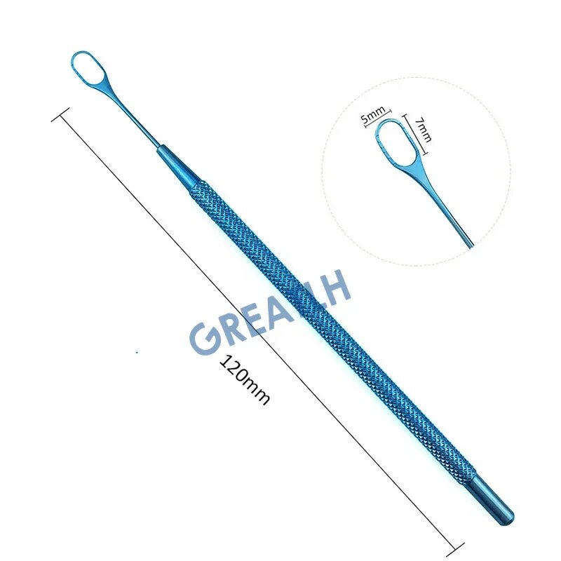 Петля для глаз GREATLH, 120 мм, голубой titanium