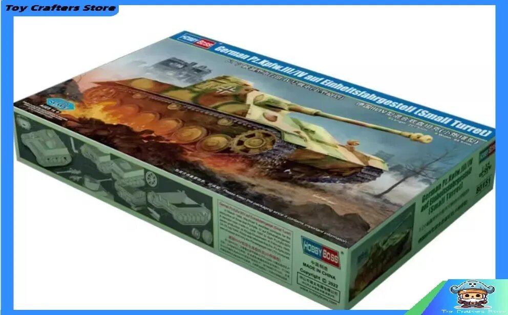 Эксклюзивная модель PzKpfw III IV 1 35 от Hobbyboss 80151 на едином шасси с малой башней