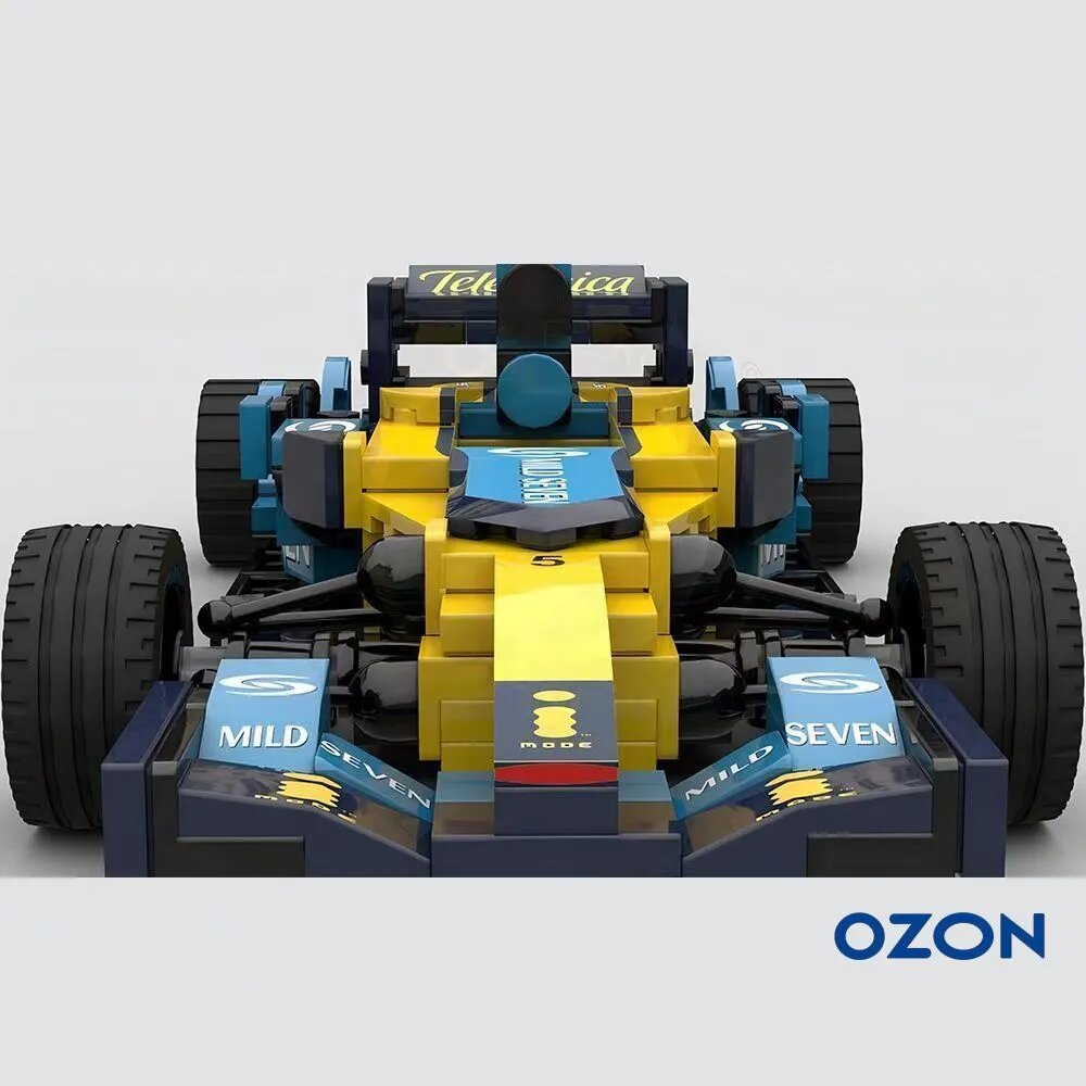 210шт. Конструктор F1 Renault R25 Набор строительных блоков