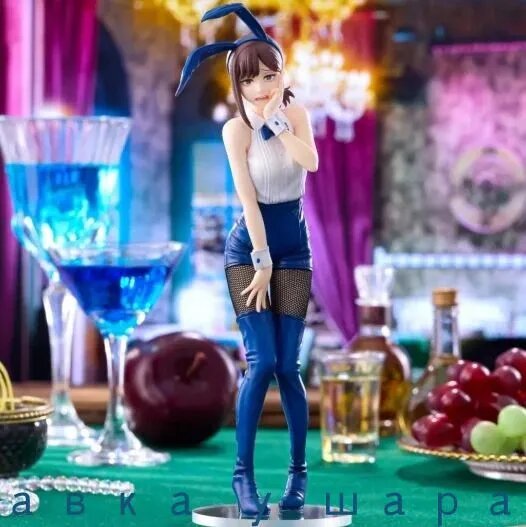 Аниме фигурка FuRyu BiCute Bunnies Дзунко Хигашияма (Kobeni Higashiyama) в образе зайки 2cm Человек-Пила(Лавка у шарага)