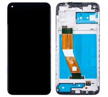 Дисплей для Samsung Galaxy A11 (A115F) модуль c рамкой Черный - OR Ref. (SP) + набор инструментов и клей