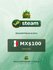 Подарочная карта Steam Wallet на 100 Мексиканских песо, Мексика, Оригинальный ко...