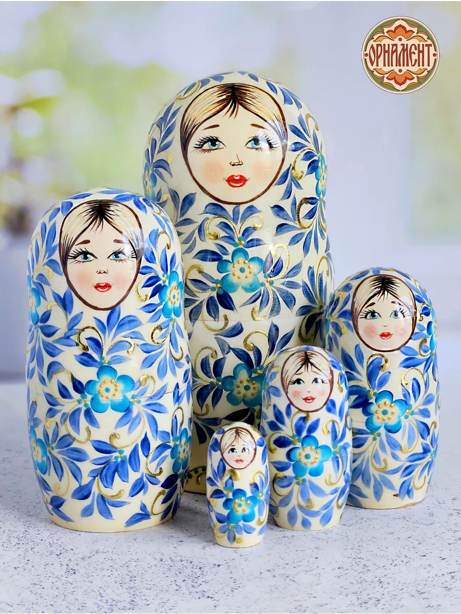 Матрешка деревянная детская развивающая игрушка 5 мест